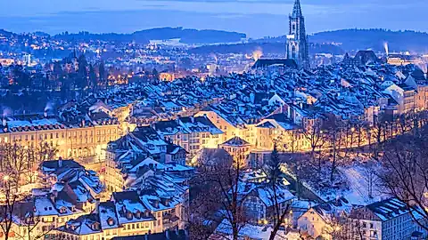 Berner Altstadt im Winter © Boris Stroujko - stock.adobe.com