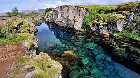 Landschaft im Thingvellir-Nationalpark © franco ricci - stock.adobe.com